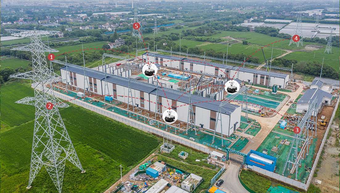 Wireless transmission application solution for substation MESH self-organizing network inspection robot