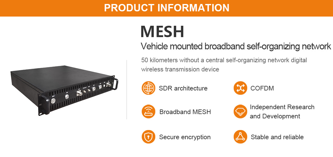 Vehicle-Mounted Tactical Wireless MESH Network Device